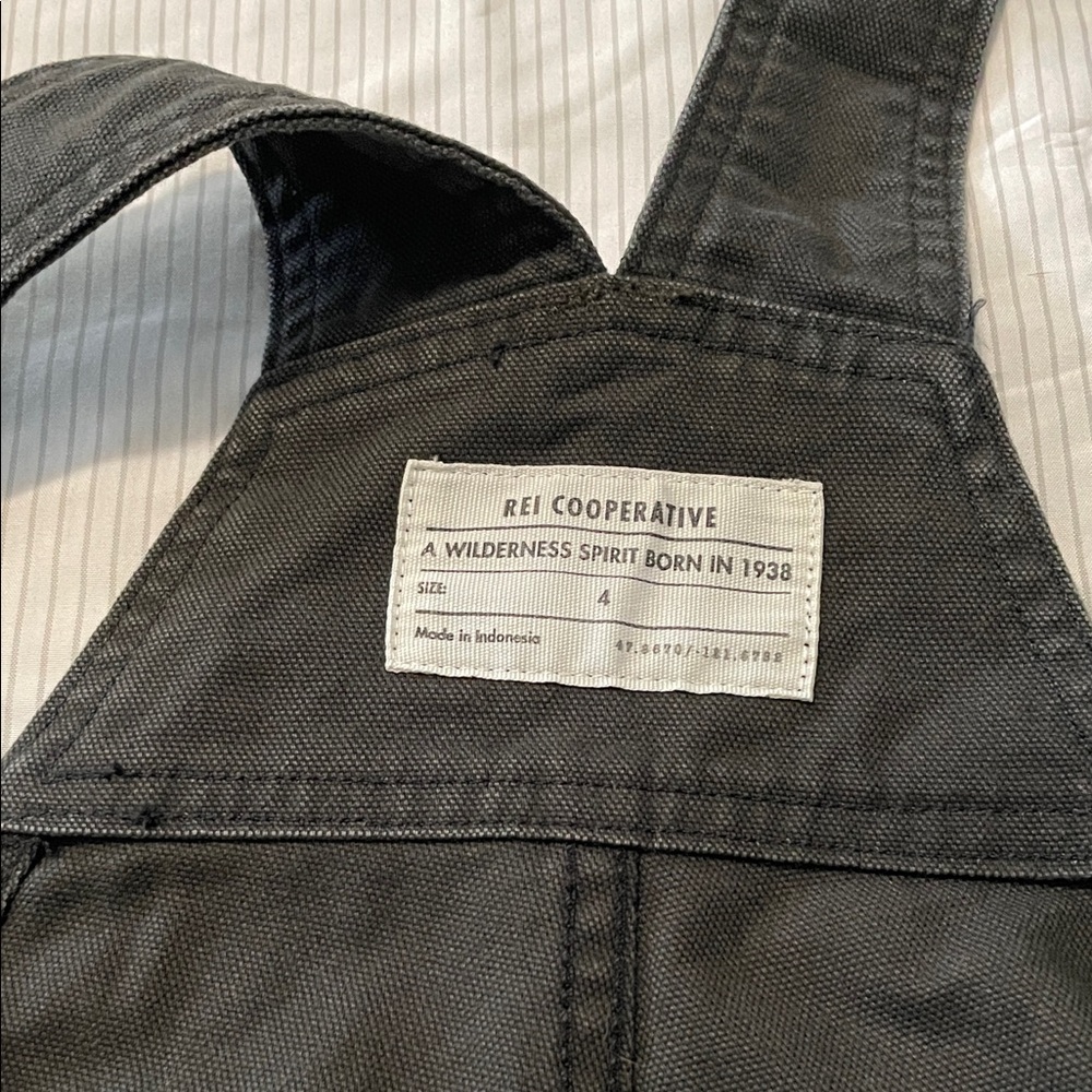 REI Olive Green Jumpsuit with Adjustable Straps - Picture 2 of 9